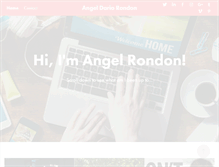 Tablet Screenshot of angelrondon.com